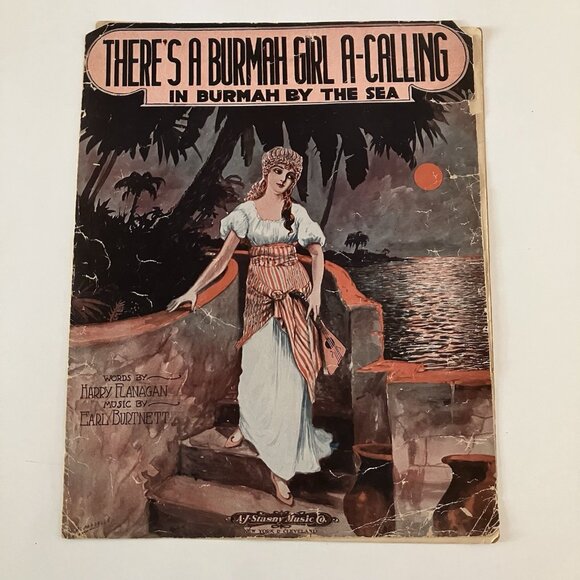1910s Vintage Sheet Music Ypsilanti You Broke My Heart to Pass the Time Away - Picture 7 of 16